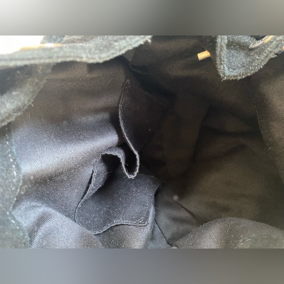 VINTAGE Leather Suede Bucket Bag / Backpack - Picture 8 of 8